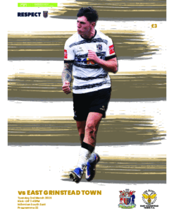 East Grinstead Town FC  - Digital Matchday Programme